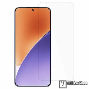 Xiaomi 15, Előlapvédő karcálló edzett üveg, Üvegfólia, 0, 3 mm vékony, 9H, Arc Edge, A képernyő sík részét védi, Átlátszó kép