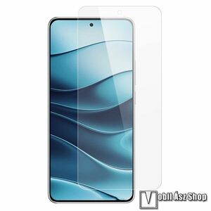 Xiaomi Redmi Note 14 4G, 5G, Előlapvédő karcálló edzett üveg, Üvegfólia, 0, 3 mm vékony, 9H, Arc Edge, A képernyő sík részét védi, Átlátszó kép