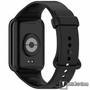 Xiaomi Smart Band 9 Pro, 8 Pro, Redmi Watch 4, Okosóra szíj, Szilikon, 128+109mm hosszú, Fekete kép