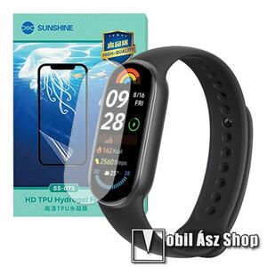 Xiaomi Smart Band 9, Sunshine Hydrogel TPU okosóra képernyővédő fólia, Ultra Clear, Önregeneráló!, 1db kép