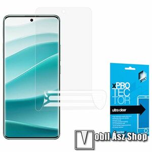 Xiaomi Redmi Note 14 Pro 5G, Note 14 Pro Plus 5G, Poco X7 5G, Xpro Hybrid képernyővédő fólia, 1db, Törlőkendővel, A teljes kijelzőt védi, Átlátszó kép
