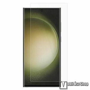 Samsung Galaxy S25 Ultra, Előlapvédő karcálló edzett üveg, Üvegfólia, 0, 3 mm vékony, 9H, Arc Edge, A képernyő sík részét védi, Átlátszó kép