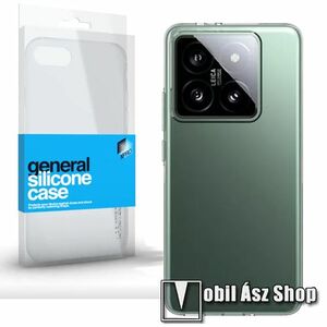 Xiaomi 14T Pro, Xpro szilikon védő tok, ULTRAVÉKONY! 0.33mm, Átlátszó kép