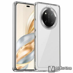 Honor X60 Pro 5G, X9c 5G, Magic7 Lite 5G, Ott! Transparent telefontok, Műanyag hátlap, Szilikon szegély, Erősített sarkok, Erős védelem, Átlátszó kép