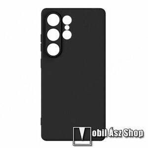 Samsung Galaxy S25 Ultra (SM-S938), PJ KOL telefontok, Kamerasziget védelem, 2mm vastag, Matt, Fekete kép