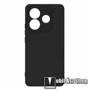 Xiaomi Redmi Note 14 5G, PJ KOL telefontok, Kamerasziget védelem, 2mm vastag, Matt, Fekete kép