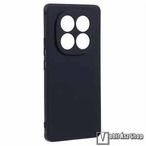 Xiaomi Redmi Note 14 Pro 5G (Global), Poco X7 5G, PJ KOL telefontok, Kamerasziget védelem, 2mm vastag, Matt, Fekete kép