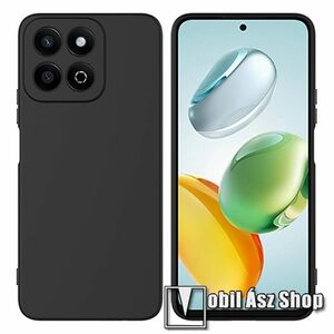 Honor 200 Smart, X7c, YOOUP BASIC Telefontok, Mikroszálas szövet karcolásmentesítő belső, Matt, Fekete kép