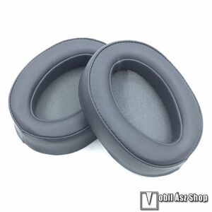 Fejhallgató fülpárna Sony MDR-100ABN, WH-H900N fejhallgató-hoz, 1 pár, Puha habszivacs, Zajszigetelés, Könnyen cserélhető, Szürke kép