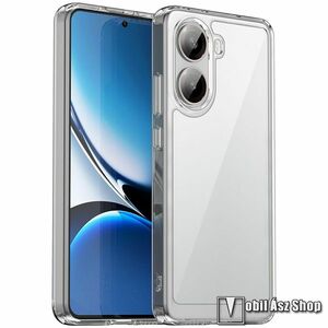Xiaomi Redmi Turbo 4 5G, Poco X7 Pro 5G, Ott! Transparent telefontok, Műanyag hátlap, Szilikon szegély, Erősített sarkok, Erős védelem, Átlátszó kép