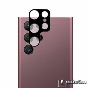 SAMSUNG Galaxy S25 Ultra (SM-S938), MOCOLO kamera lencsevédő karcálló edzett üvegfólia, 9H, 0, 33mm, 1db, Fekete kép