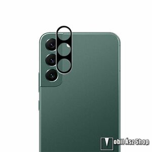 SAMSUNG Galaxy S25 (SM-S937), MOCOLO kamera lencsevédő karcálló edzett üvegfólia, 9H, 0, 33mm, 1db, Fekete kép