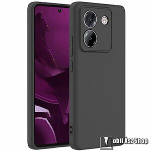 Xiaomi Poco M7 Pro 5G, Telefontok, Kamerasziget védelem, Szilikon, TPU, Matt, Fekete kép