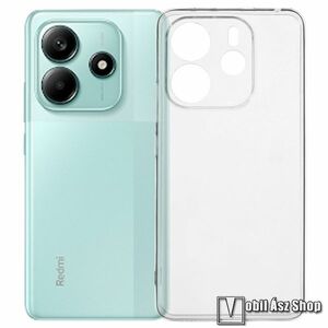 Xiaomi Redmi Note 14 4G (Global), Telefontok, Szilikon, Kameravédelem, Átlátszó kép