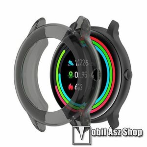 Xiaomi Imilab KW66, YAMAY SW022, Okosóra szilikontok, Bumper, Keret, Áttetsző, Szürke kép