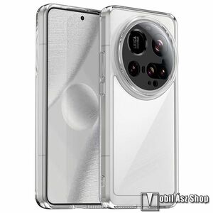 Xiaomi 15 Ultra, Ott! Transparent telefontok, Akril hátlap, Szilikon szegély, Átlátszó kép