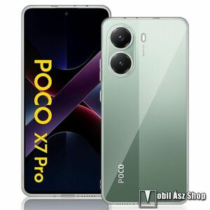 Xiaomi Poco X7 Pro 5G, Telefontok, Szilikon, Kamerasziget védelem, Átlátszó kép
