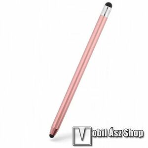 Tech Protect Touch Stylus érintőképernyő ceruza, Kapacitív kijelzőhöz, 14cm hosszú, Alumínium, Kétoldalas, Rose gold kép