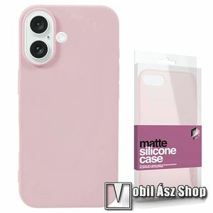 Apple iPhone 16, Xpro szilikon telefontok, Matt, Rózsaszín kép