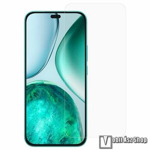 Honor X8c 4G, Előlapvédő karcálló edzett üveg, Üvegfólia, 0, 3 mm vékony, 9H, Arc Edge, A képernyő sík részét védi, 1db, Átlátszó kép