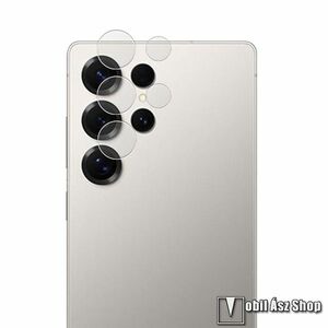 Samsung Galaxy S25 Ultra, Mocolo kamera lencsevédő karcálló edzett üvegfólia, 9H, 0, 33mm, 1 szett, 5db, Átlátszó kép