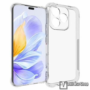Honor 400 Lite, Telefontok, Szilikon, TPU, Erősített sarkok, Kamerasziget védelem, Átlátszó kép