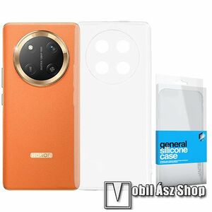 Honor X60 Pro 5G, Magic7 Lite 5G, X9c 5G, Xpro szilikon védő tok, ULTRAVÉKONY! 0.33mm, Átlátszó kép