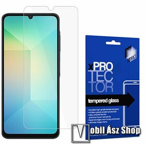 Samsung Galaxy M06 5G, F06 5G, A06 4G, 5G, Xpro előlap védő karcálló edzett üveg, 0.33mm vékony, 9H, Arc Edge, A képernyő sík részét védi, Átlátszó kép
