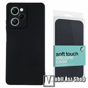 Xiaomi Poco X5 Pro, Redmi Note 12 Pro Speed, Redmi Note 12 Pro 5G, Xpro Soft Touch Telefontok, Kameravédelemmel, Mikroszálas szövettel bevont belsővel, Fekete kép