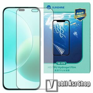 Honor 400 Lite, SUNSHINE Hydrogel TPU képernyővédő fólia, Ultra Clear, ÖNREGENERÁLÓ!, 1db, a teljes képernyőt védi kép
