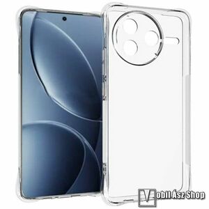 Xiaomi Poco F7 Pro 5G, Redmi K80 5G, Telefontok, Szilikon, TPU, Erősített sarkok, Kamerasziget védelem, Átlátszó kép