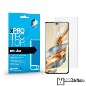 Honor Magic7 Lite, Xpro Hybrid képernyővédő fólia, 1db, Törlőkendővel, A teljes kijelzőt védi, Átlátszó kép
