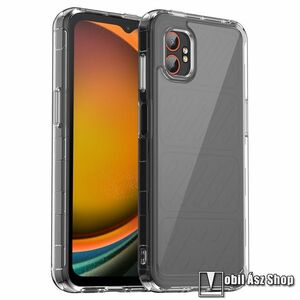 Samsung Galaxy XCover7 Pro, Ott! Transparent telefontok, Akril hátlap, Szilikon szegély, Átlátszó kép