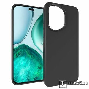 Honor 400, Telefontok, Szilikon, Matt, 1db, Fekete kép