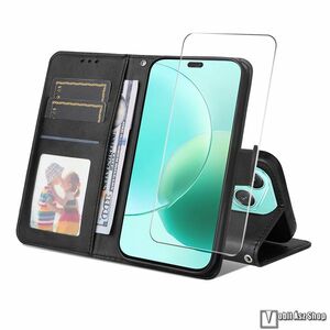 Honor 400 Lite, Enkay telefontok, Notesz, Asztali tartó, Oldalra nyíló, Mágneses zárófül, Bankkártyatartó, Csuklópánt, PU bőr, Szilikon belső + Üvegfólia, 0, 3mm, 9H, Piros kép