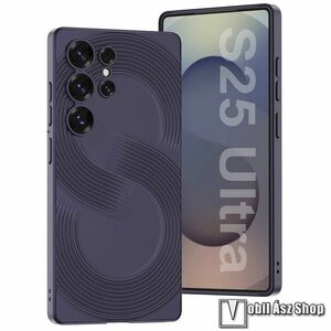 Samsung Galaxy S25 Ultra, GKK Telefontok, Műanyag hátlap, S minta, Lila kép