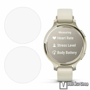 Garmin Lily 2 Active, TPU okosóra képernyővédő fólia, 2db, Törlőkendővel, Átlátszó kép
