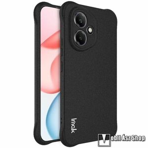 Honor 400 Lite, Imak Silky telefontok, Szilikon, Erősített, Légpárnás sarkok, Kameravédelem, Matt, Fekete kép