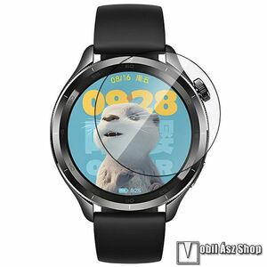 Xiaomi Watch S4, Rurihai 3D PMMA flexibilis üvegfólia, 1db, 3D Curved, A teljes képernyőt védi, Fekete kép