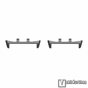 Honor Watch 5, Okosóra fém csatlakozó adapter, 2db/1pár, bármilyen 22mm-es teleszkópos szíjjal használható, Fekete kép