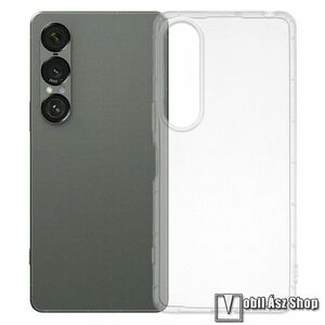 Sony Xperia 1 VII, Telefontok, Szilikon, Légpárnás keret, Átlátszó kép