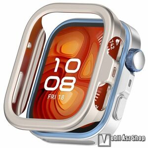 Huawei Watch Fit 4, Okosóra műanyag védőtok, Bumper, Keret, Csillagfény kép