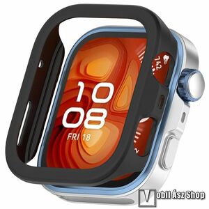 Huawei Watch Fit 4 Pro, Okosóra műanyag védőtok, Bumper, Keret, Fekete kép