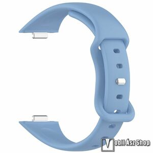 Huawei Watch Fit 4, Fit 4 Pro, Fit 3, Okosóra szíj, Szilikon, Gyorscsat, 98+125mm hosszú, Kék kép