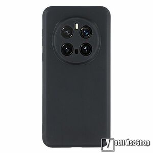 Honor Magic7 Pro, Telefontok, Szilikon, Kamerasziget védelem, Matt, Fekete kép