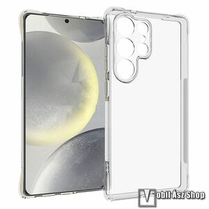 Samsung Galaxy S25 Ultra, Telefontok, Szilikon, TPU, Erősített sarkok, Kamerasziget védelem, Átlátszó kép
