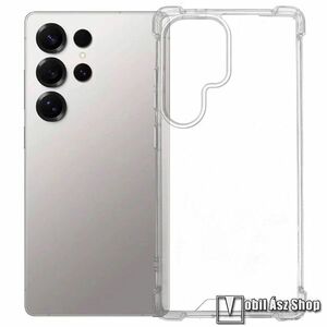 Samsung Galaxy S25 Ultra, Ott! Transparent telefontok, Akril hátlap, Szilikon szegély, Erősített sarkok, Átlátszó kép