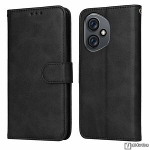 Honor 400, Telefontok, Notesz, Asztali tartó, Oldalra nyíló, Bankkártyatartó, Mágneses zárófül, Csuklópánt, PU bőr, Szilikon belső, Fekete kép