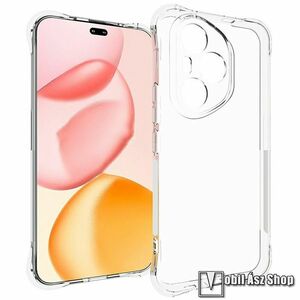 Honor 400 Pro, Telefontok, Szilikon, TPU, Erősített sarkok, Kamerasziget védelem, Átlátszó kép