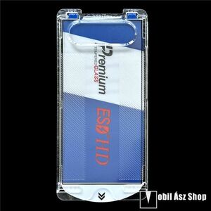 Samsung Galaxy S24 Ultra, Előlapvédő karcálló edzett üveg, Üvegfólia, 9H, 0, 3mm, Arc Edge, A teljes kijelzőt védi, Ujjlenyomatolvasó támogatás, Felhelyező keret, Fekete kép